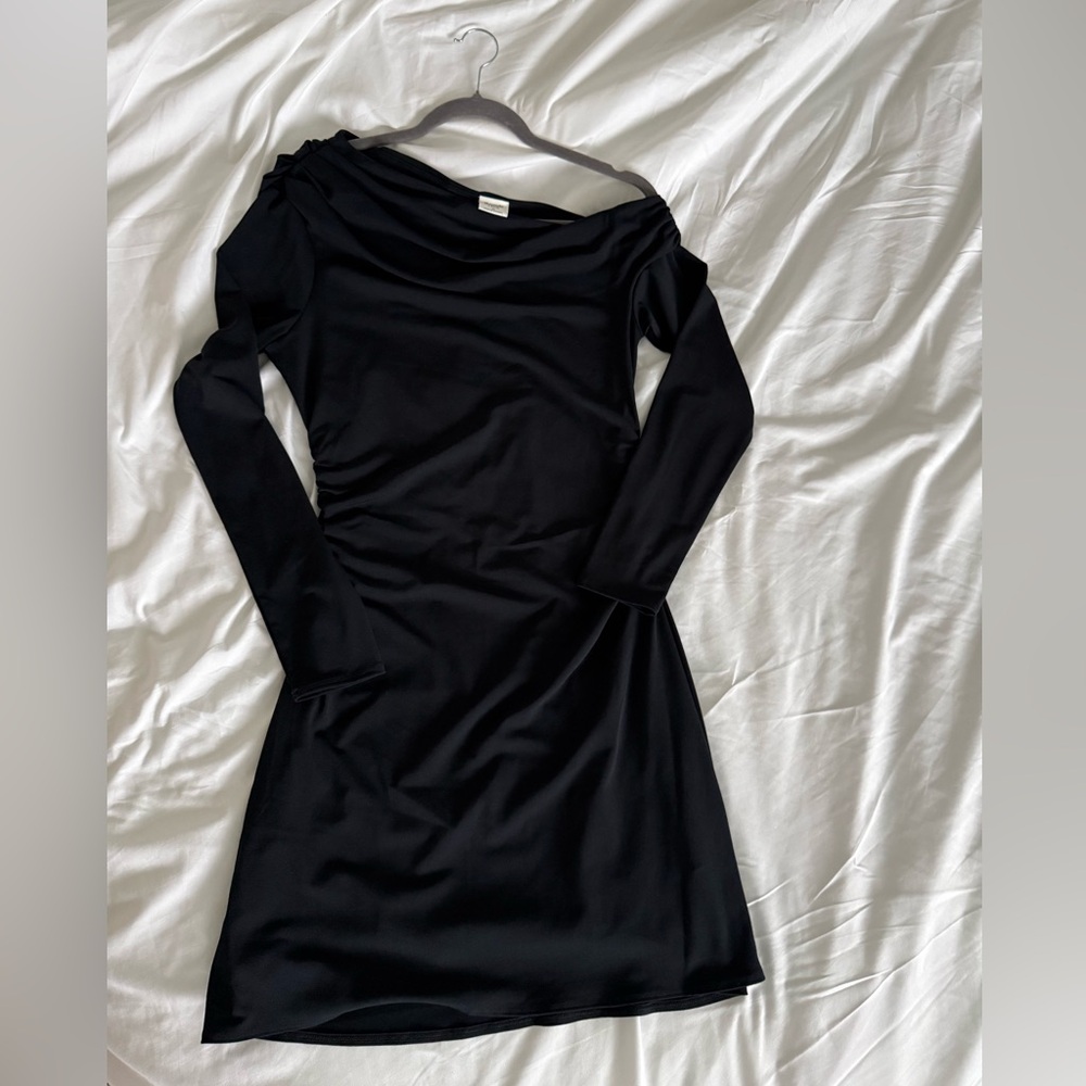 Abercrombie & Fitch Black Long Sleeve Dress